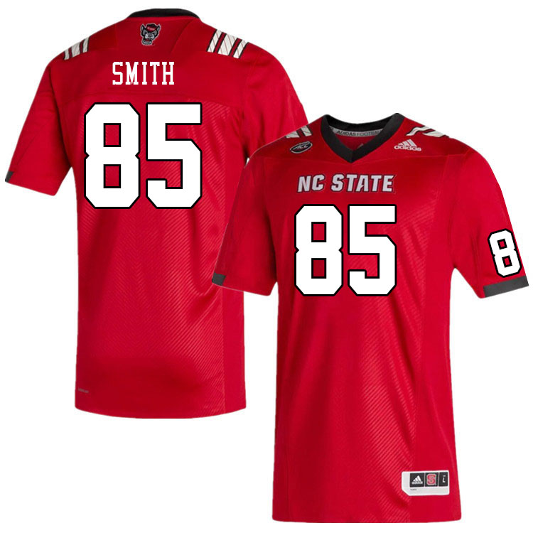 Men #85 Anthony Smith North Carolina State Wolfpacks College Football Jerseys Stitched-Red - Click Image to Close